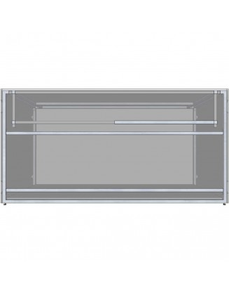 Universal 72-Inch Ready To Finish BBQ Island Appliance And StoraCabinet