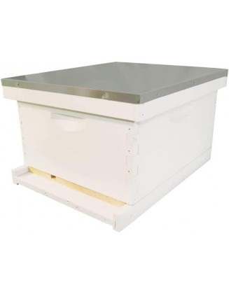 Mann Lake Complete Bee Hive Kit, with 10 Frames, and Waxed Foundation Completely Assembled, Made in The USA