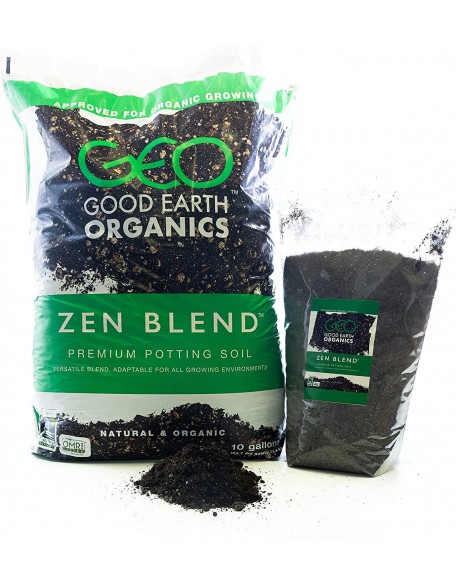 (10 Gallon) The Good Earth Organics, Zen Blend Premium Potting Soil, Organic All Purpose Seed Starter Soil for Leafy Greens, Tomatoes & Other Seedlings, Seeds and Starts