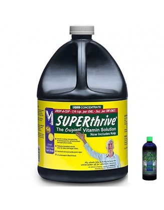 SUPERthrive Essential Vitamin Solution Gallon with 2OZ  Sample of Plant Therapy Plant Wash