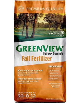 Greenview 2129861 Fairway Formula Fall Fertilizer - 45 lb - Covers 15,000 sq. ft., Multi