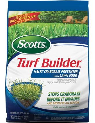 Scotts Turf Builder Halts Crabgrass Preventer with Lawn Food, 40.05 lbs.
