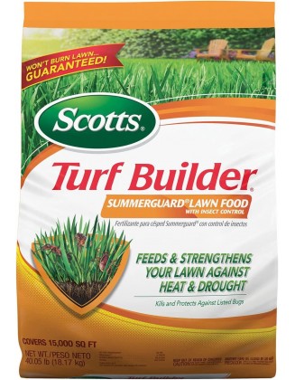 Scotts Turf Builder SummerGuard Lawn Food with Insect Control, 40.05 lbs.