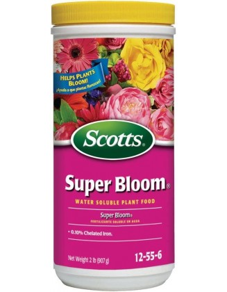 Scotts 110500 Super Bloom Water Soluble Plant Food (12 Pack), 2 lb