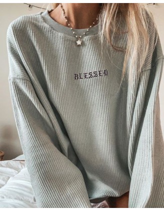 Vintage Basic Long Sleeve Sweatshirt